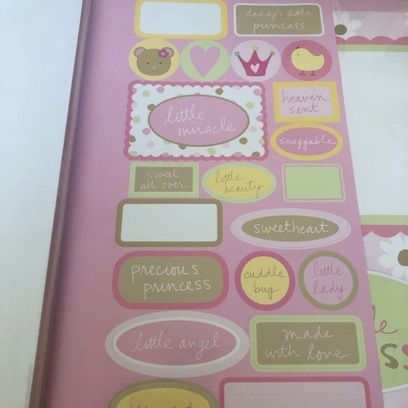 Sandra Magsamen Scrapbook Complete Baby Girl Pink Daisies 20 Pages Stickers Pink - Picture 11 of 16